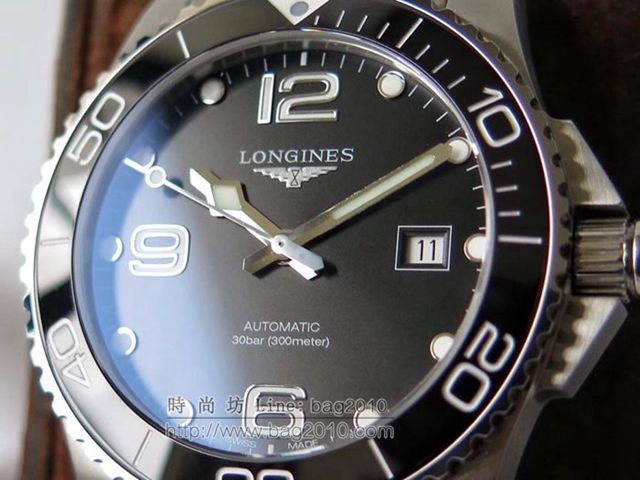 LONGINES手錶 浪琴康卡斯水中霸主 浪琴機械男表 浪琴高端男士腕表  hds1303